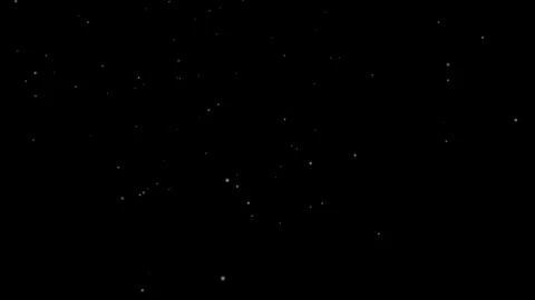 Elegant Snowfall Black Background Video stock 322172886