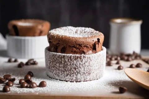 Elegant Soufflé Stock Photos