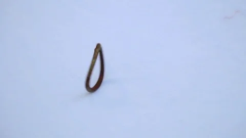 Elegant Spinning Rusty Ring Stock Footage 73784583