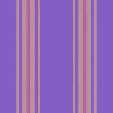Elegant stripe pattern in violet and beige. Seamless vertical lines create te Stock Illustration