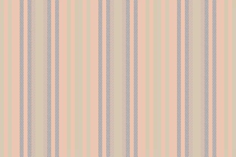 Elegant striped pattern in soft peach, beige and gray. Versatile textile desi Stock Illustration