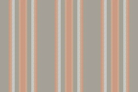 Elegant striped textile pattern. Seamless vertical lines with warm, neutral t Stock Illustration