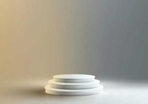 Elegant Studio Room Background. Vector Illustrator Product Display Showcase Stock Illustration