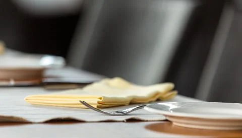 Elegant table set Stock Photos