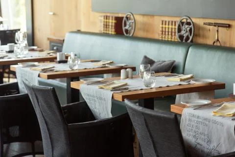 Elegant table set Stock Photos