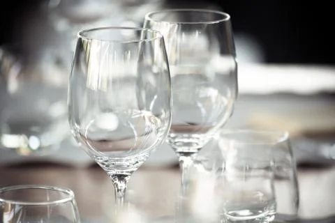 Elegant table set Foto stock