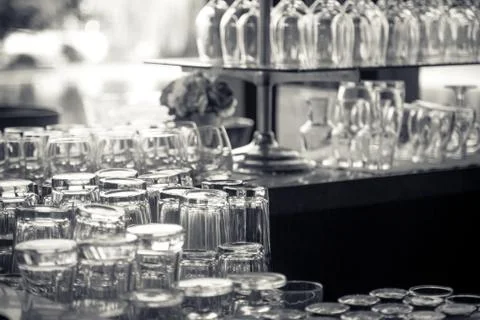 Elegant table set Foto stock