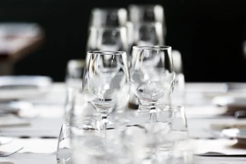Elegant table set Stock Photos