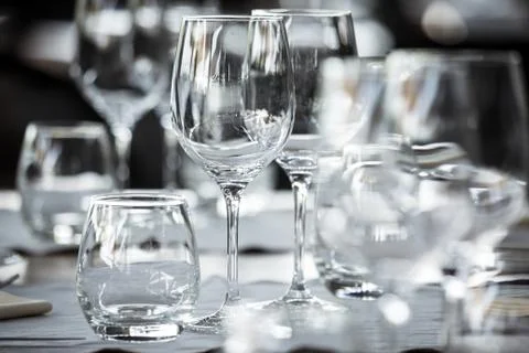 Elegant table set Stock Photos