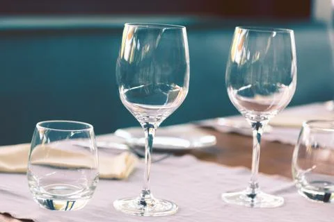 Elegant table set Stock Photos