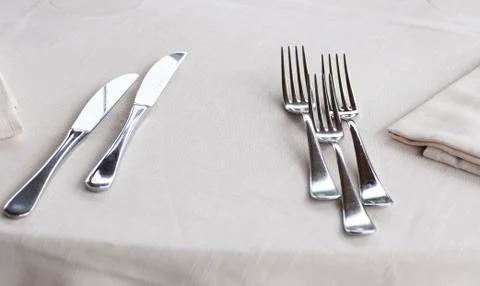 Elegant table set Stock Photos