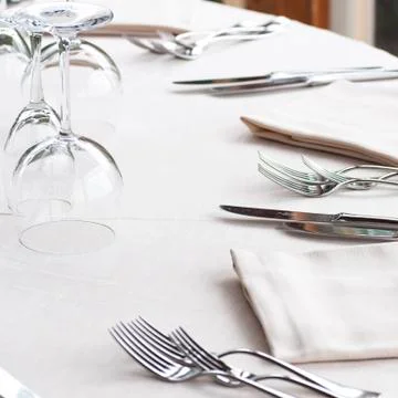 Elegant table set 写真素材