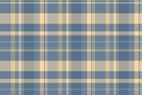 Elegant tartan pattern in muted blue, beige and gray. Versatile texture for b Illustrazione stock