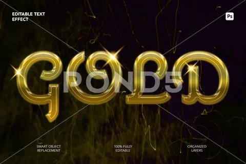 Elegant Text Effect PSD Template
