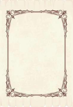 Elegant text frame. Stock Illustration