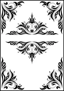 Elegant text frames. 스톡 일러스트