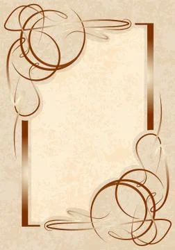 Elegant text frames. Stock Illustration