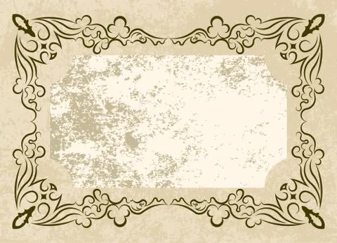 Elegant text frames. Stock Illustration