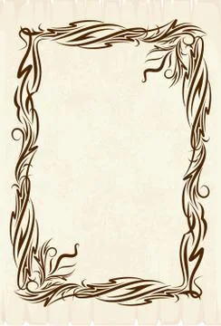 Elegant text frames. Ilustración de archivo