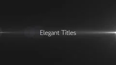 Elegant Text Titles Trailer - Black and White Light Transition Animation Intro Stock After Effects