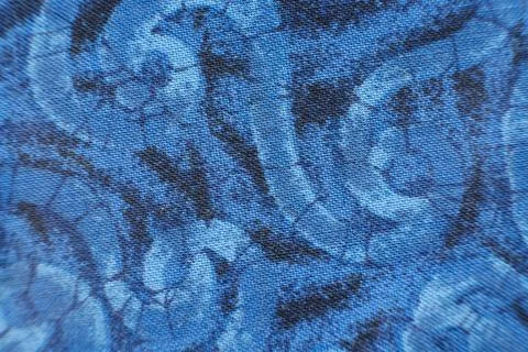 Elegant textile pattern with cool, blue tones Stock Photos