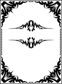 Elegant texts frames. Ilustración de archivo