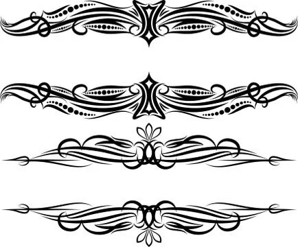 Elegant texts frames. Stock-Illustration