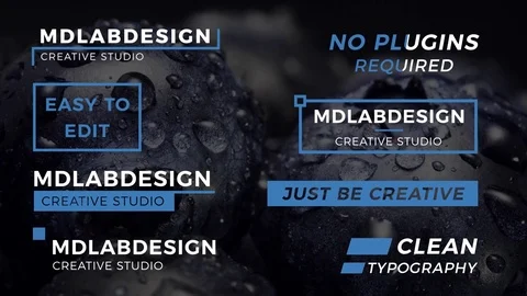 Elegant Titles Stock After Effects