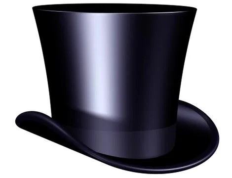 Elegant top hat Stock Illustration