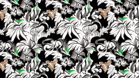Elegant Tropical Pattern – Horizontal Motion Animation Stock Footage 306398467