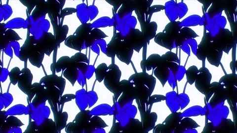 Elegant Tropical Pattern – Horizontal Motion Animation Stock Footage 306402028
