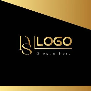 Elegant Typography Logo Stock Illustration