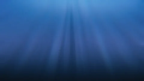 Elegant Underwater Abstract Light Rays With Bubbles Background Loop Stock Footage 311483056