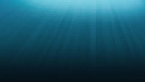 Elegant Underwater Abstract Light Rays With Bubbles Background Loop Stock Footage 311483526