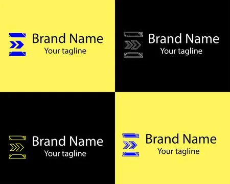 Elegant unique latest dynamic motion arrow logo design. Stock Illustration