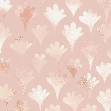 Elegant vector background. Rose gold. Imitation foiling for design Stock Illustration