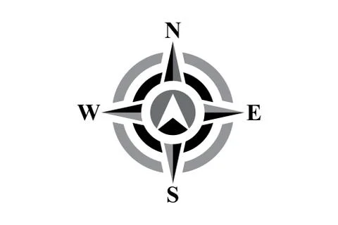 Elegant Vector Compass Stock Illustration