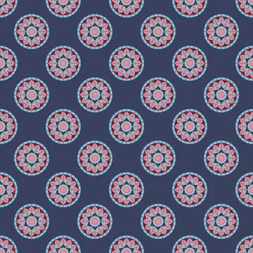 Elegant vector geometric seamless pattern. Stock Illustration