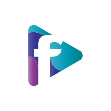 Elegant vector illustration of a triangle with the initials creative logo des Stock Illustration