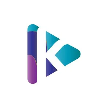 Elegant vector illustration of a triangle with the initials creative logo des Stock Illustration