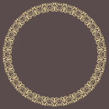 Elegant Vector Ornament in Classic Style Stock Illustration