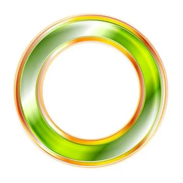 Elegant vector shiny circle logo Elegant vector shiny circle logo Copyrigh... Stock Photos