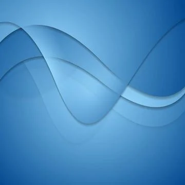 Elegant vector waves Elegant blue vector waves background Copyright: xZoon... Stock Photos