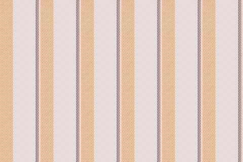 Elegant vertical stripe seamless pattern with warm peach, cream, and dark acc Stock Illustration
