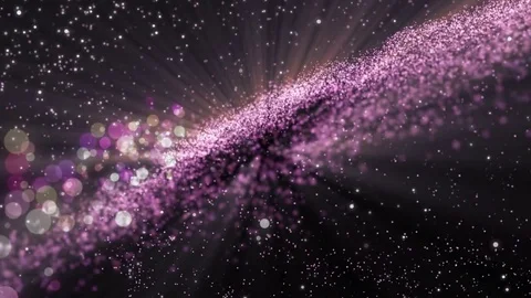 Elegant Violet Abstract With Snowflakes. Stock Footage 82558097