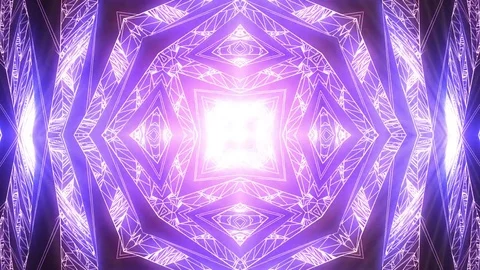 Elegant Violet Abstract With Snowflakes. Stock Footage 82593973