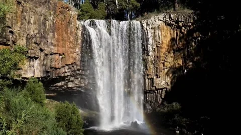 Elegant Water Fall Stock Footage 212491415