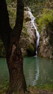 Elegant waterfall Stock Photos