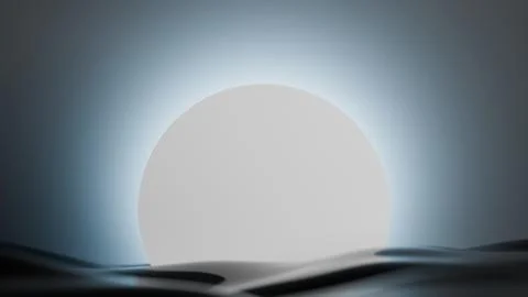 Elegant Wave Surface With Backlight Display Stock Illustration