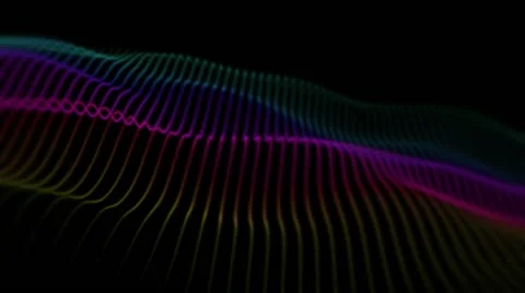 Elegant Waves Background Stock Footage 60984496